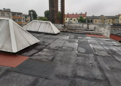 Dach przed hydroizolacją