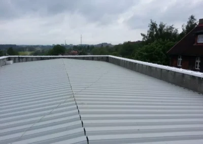 Dach przygotowany do natrysku